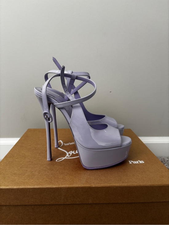 Christian Louboutin Shoes - Christian Louboutin So Jenlove Alta - Lilac Smoke - 37